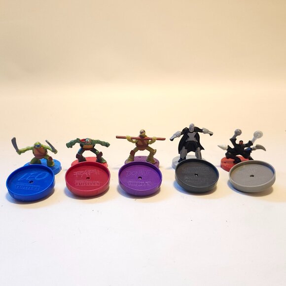 2015 McDonalds Teenage Mutant Ninja Turtles Lot Of 5 Figure Nickelodeon - Picture 1 of 7